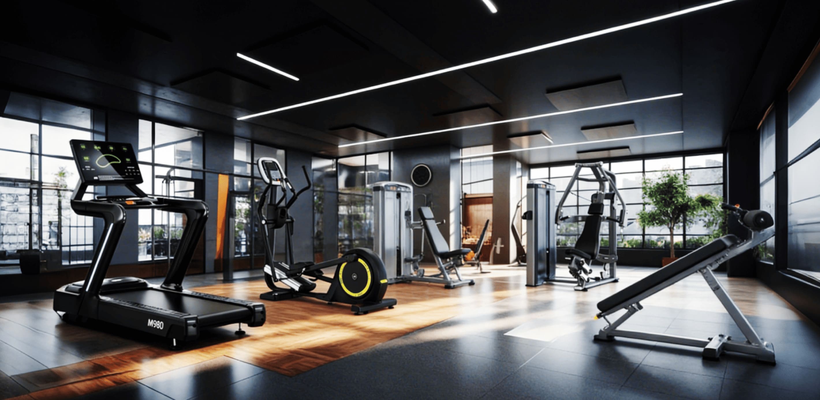 KI-gestütztes Fitnesscenter